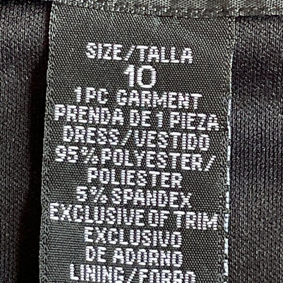 Kathy Roberts Wrap Midi Dress Blue Grey Black Abstract Geometric Cap Sleeve 10 - Picture 6 of 7